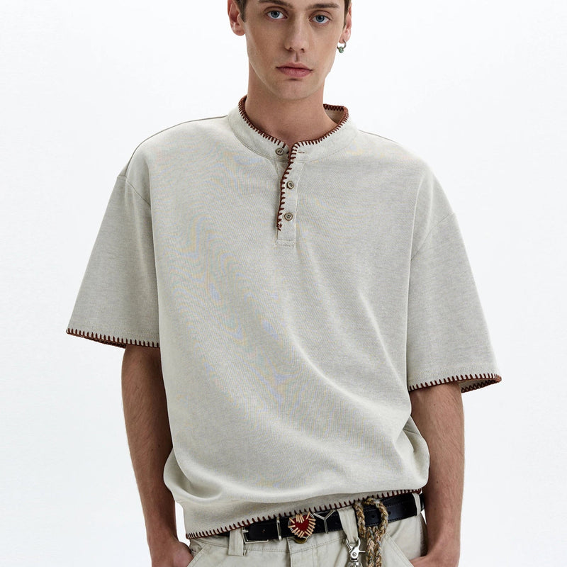 Brooklyn Relaxed Fit Mens Polo Shirt – 100% Organic Cotton with Trendy Contrast Stitching 5