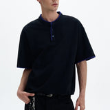 Brooklyn Relaxed Fit Mens Polo Shirt – 100% Organic Cotton with Trendy Contrast Stitching 7