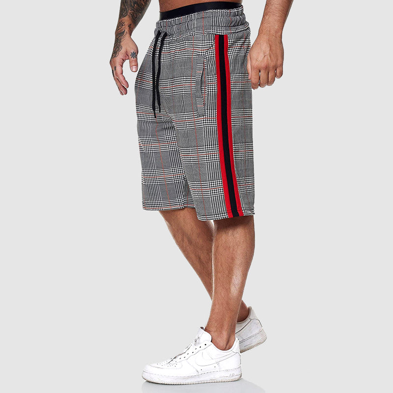 Brooklyn Relaxed Fit Plaid Shorts – Lightweight Polyester with Adjustable Drawstrings 0