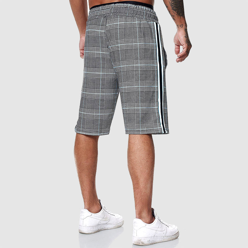 Brooklyn Relaxed Fit Plaid Shorts – Lightweight Polyester with Adjustable Drawstrings 4