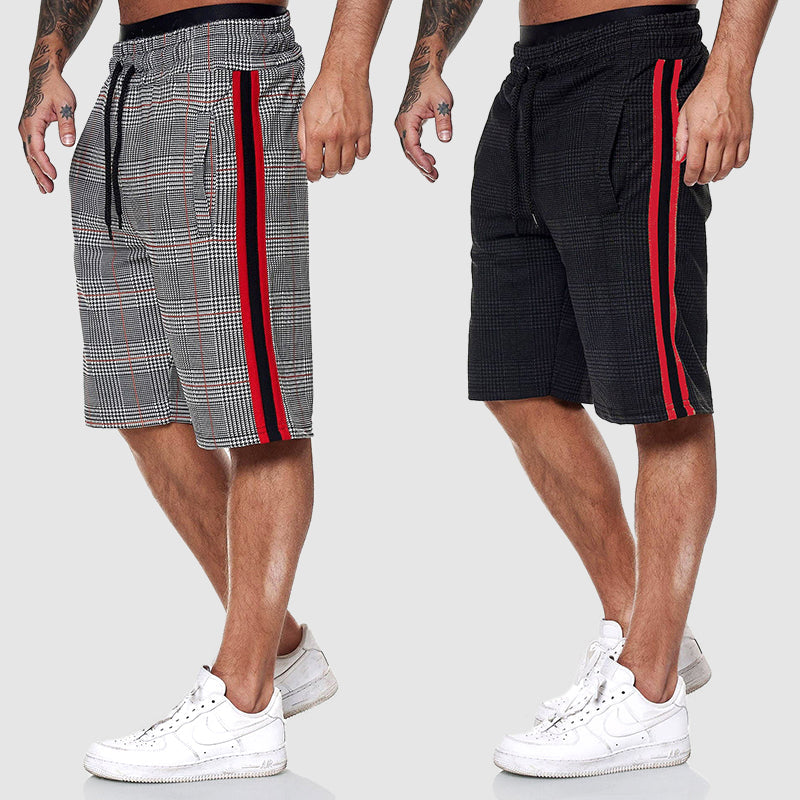 Brooklyn Relaxed Fit Plaid Shorts – Lightweight Polyester with Adjustable Drawstrings 6