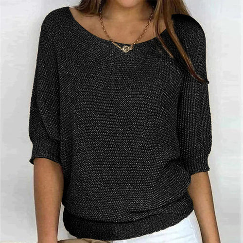 Brooklyn Soft Polyester Women's Top – Relaxed Fit with Timeless Knitted Design 0