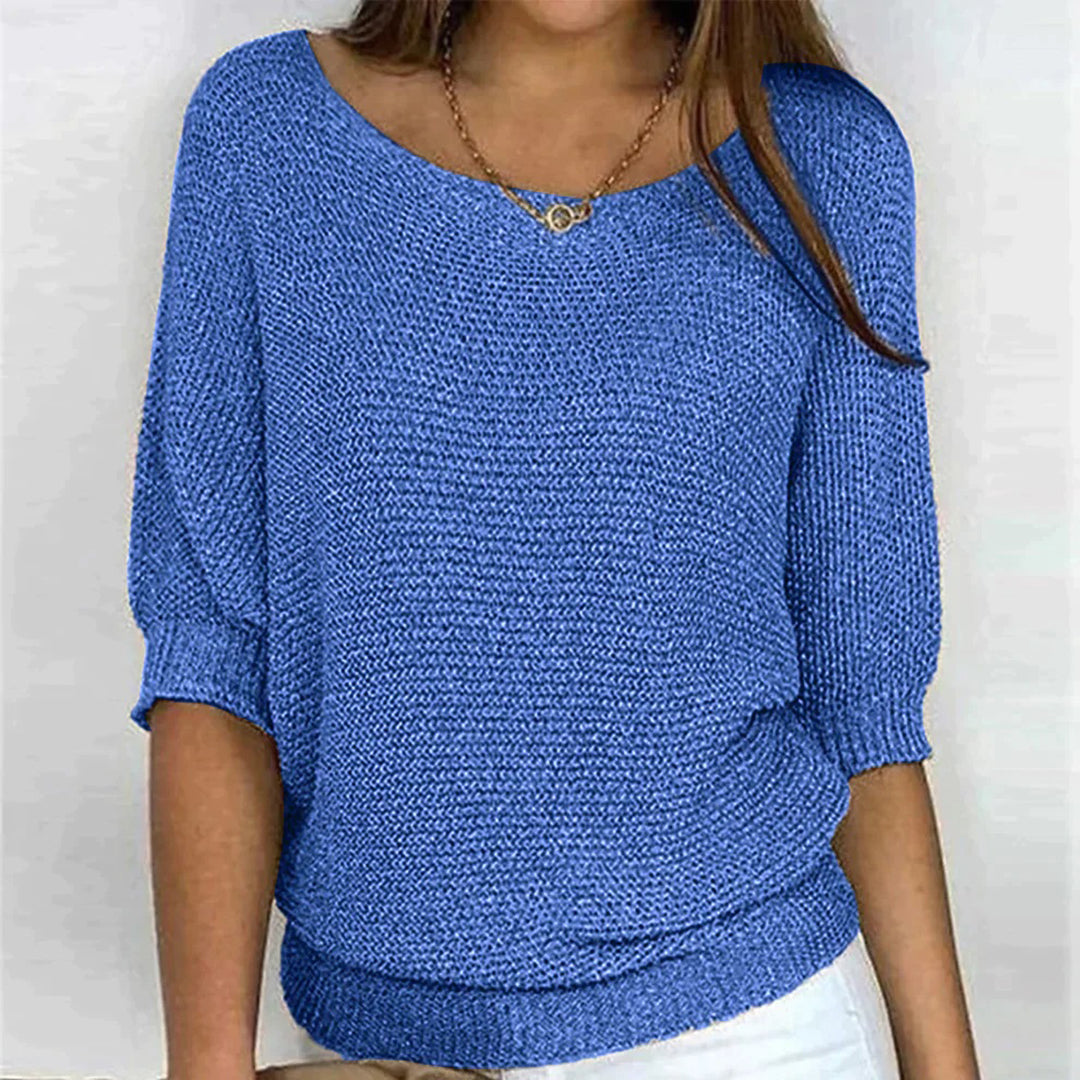 Brooklyn Soft Polyester Women's Top – Relaxed Fit with Timeless Knitted Design 1