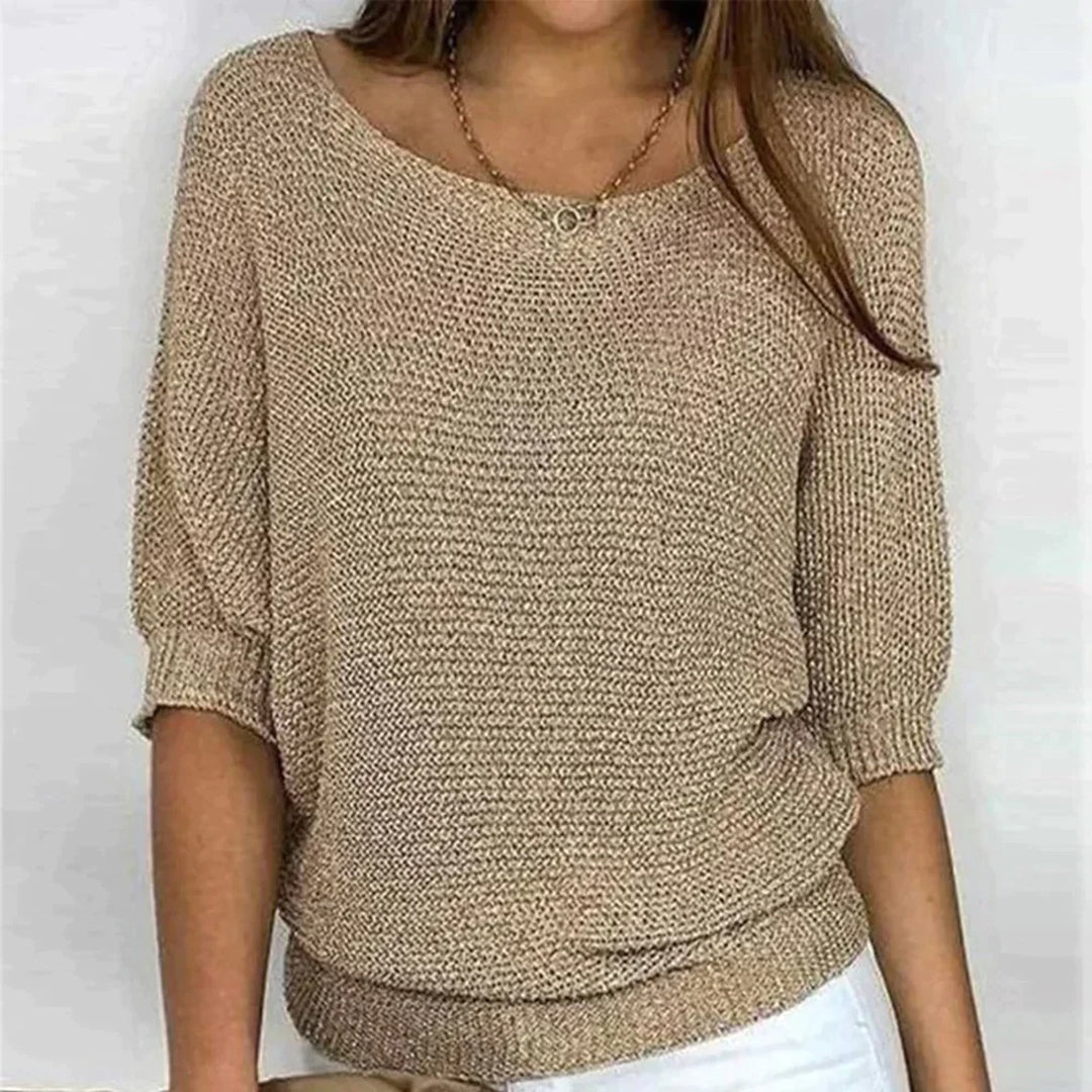 Brooklyn Soft Polyester Women's Top – Relaxed Fit with Timeless Knitted Design 2