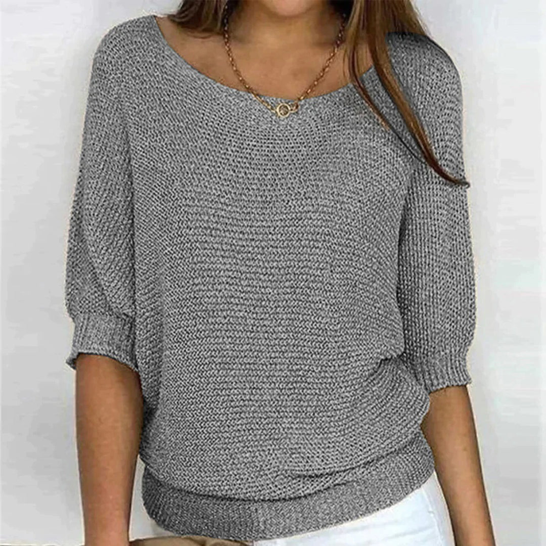 Brooklyn Soft Polyester Women's Top – Relaxed Fit with Timeless Knitted Design 3