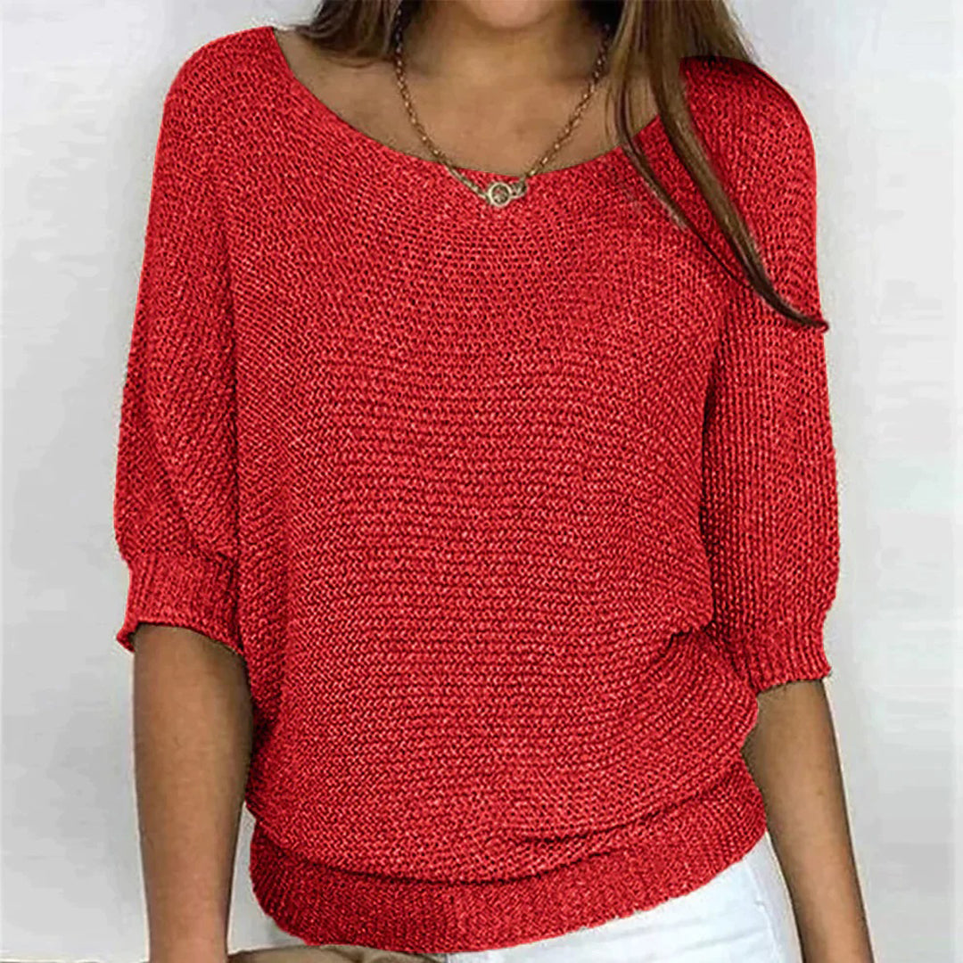 Brooklyn Soft Polyester Women's Top – Relaxed Fit with Timeless Knitted Design 4