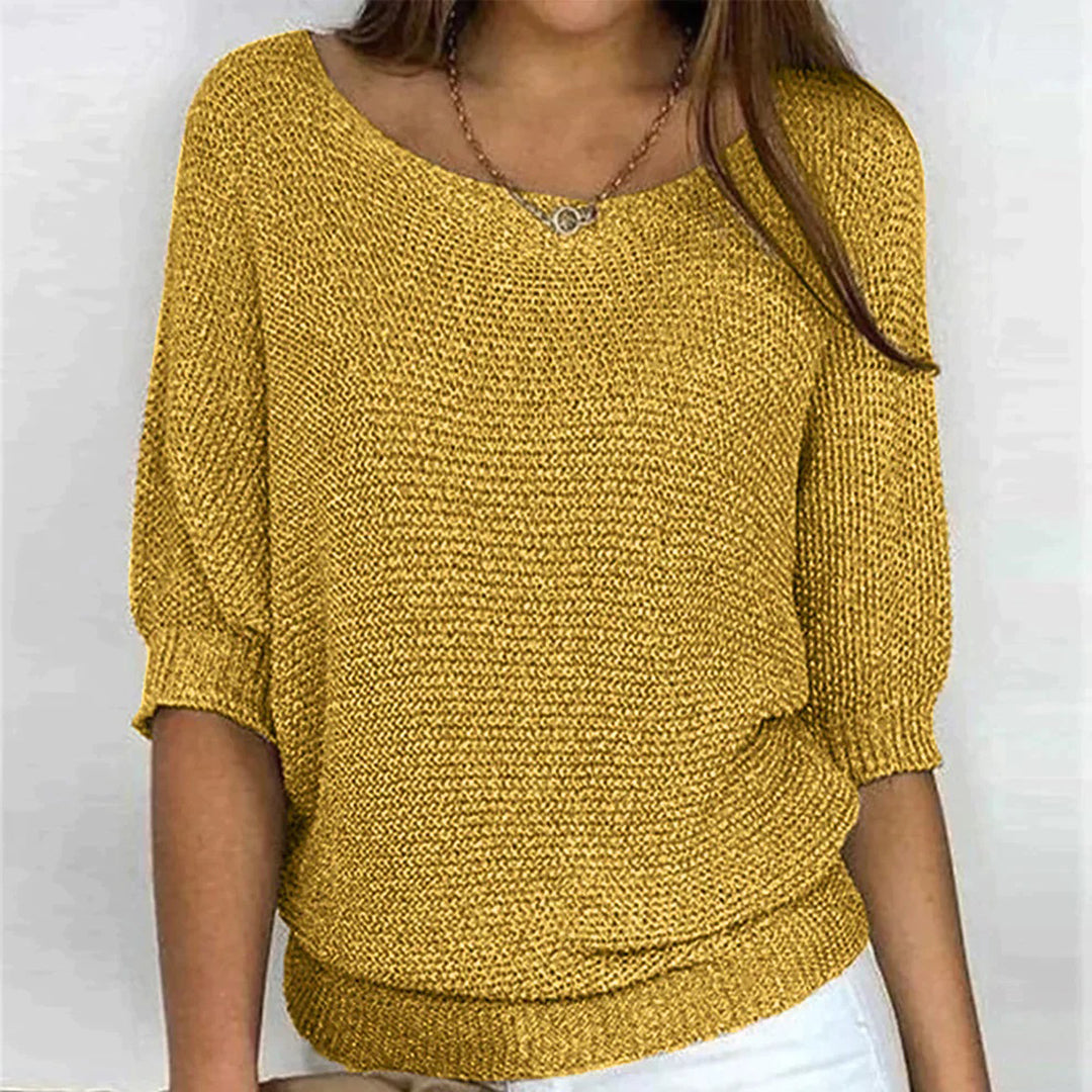 Brooklyn Soft Polyester Women's Top – Relaxed Fit with Timeless Knitted Design 6