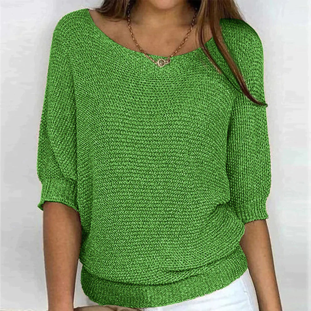 Brooklyn Soft Polyester Women's Top – Relaxed Fit with Timeless Knitted Design 7