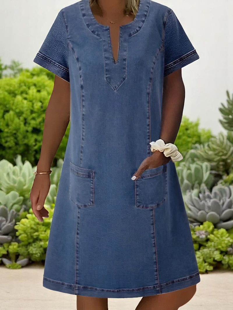 Brooklyn Summer Dress – Soft Fabric with Adjustable Waist Tie & Relaxed Fit 0