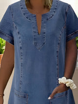 Brooklyn Summer Dress – Soft Fabric with Adjustable Waist Tie & Relaxed Fit 1