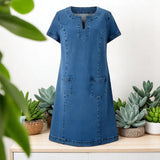 Brooklyn Summer Dress – Soft Fabric with Adjustable Waist Tie & Relaxed Fit 2