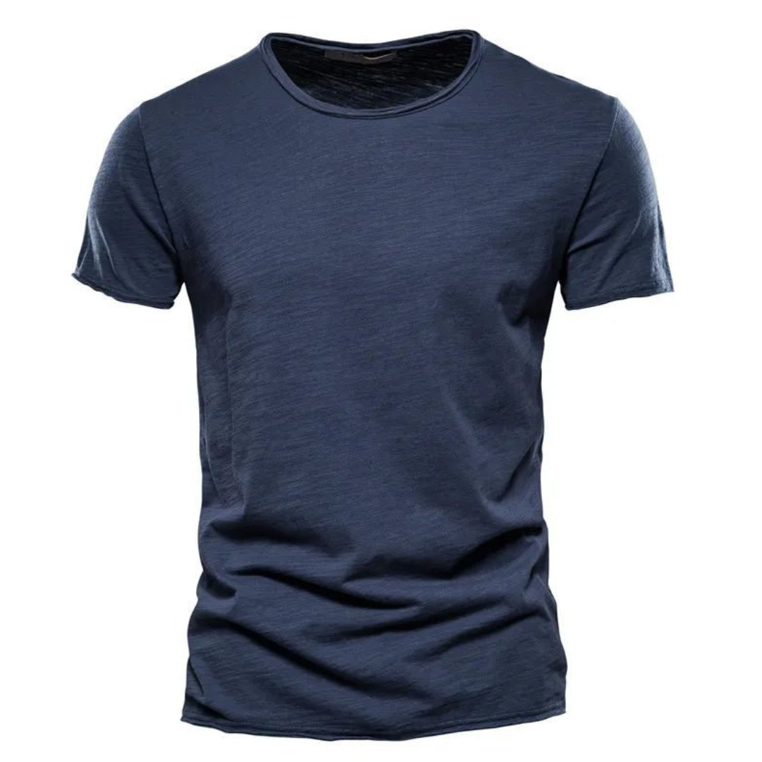 Brooklyn Tailored Cotton T-Shirt – Soft & Breathable for Everyday Comfort 1