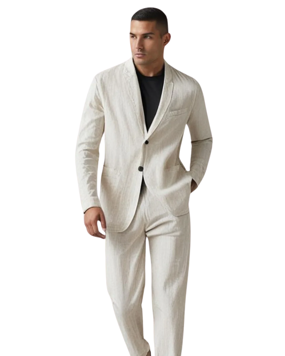 Brooklyn Tailored Linen Set – 100% Breathable Fabric for Summer Elegance 1