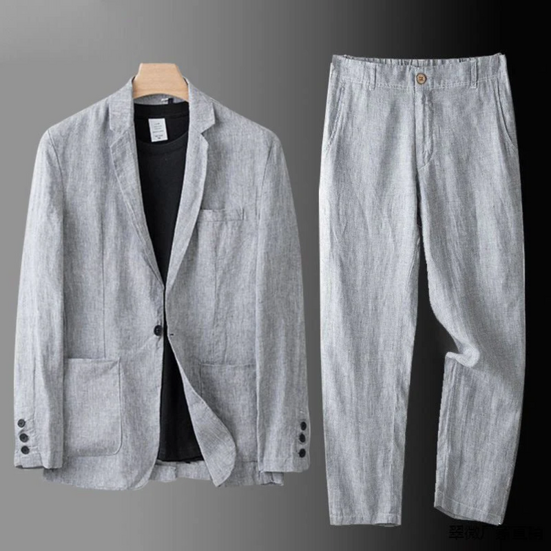 Brooklyn Tailored Linen Set – 100% Breathable Fabric for Summer Elegance 4