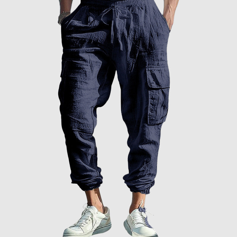 Brooklyn Women's Cargo Jogger Pants – Soft Cotton Blend with Adjustable Waist 3