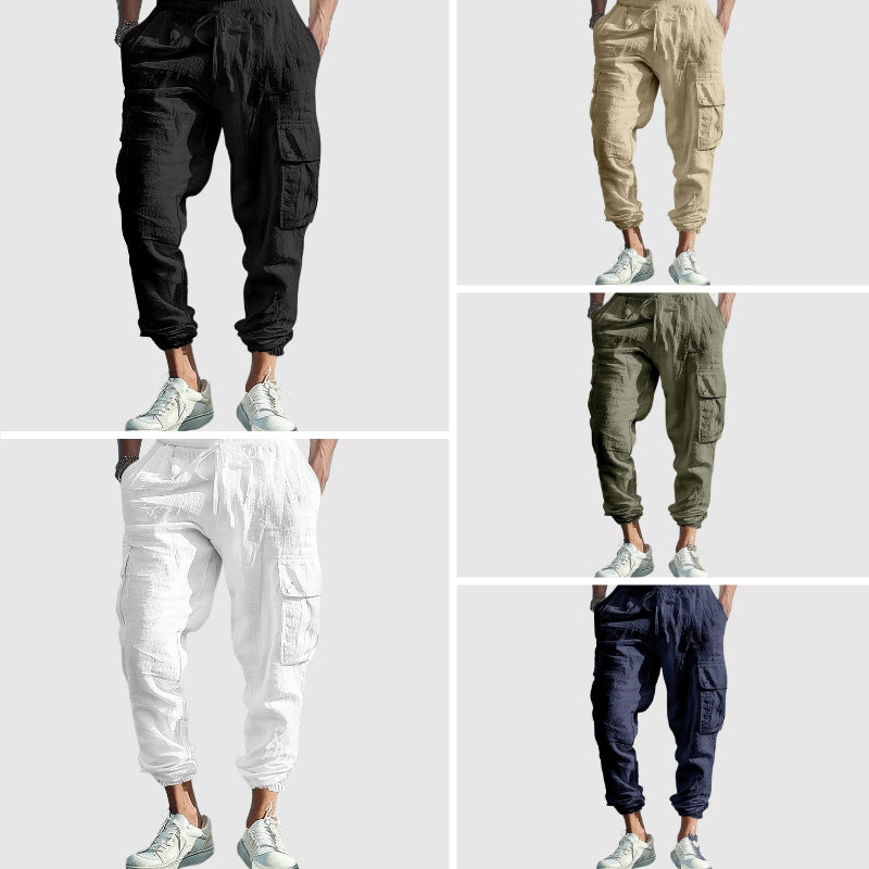 Brooklyn Women's Cargo Jogger Pants – Soft Cotton Blend with Adjustable Waist 5