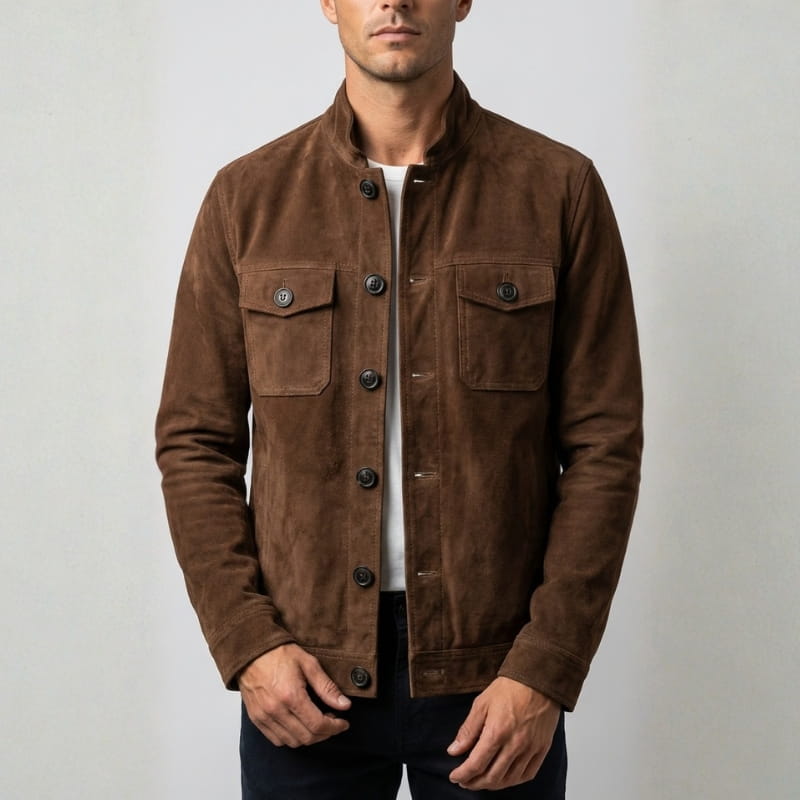 Eugenio Suede Traveler Jacket