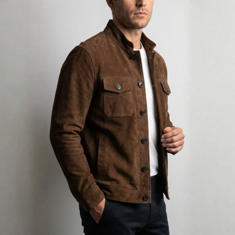 Eugenio Suede Traveler Jacket