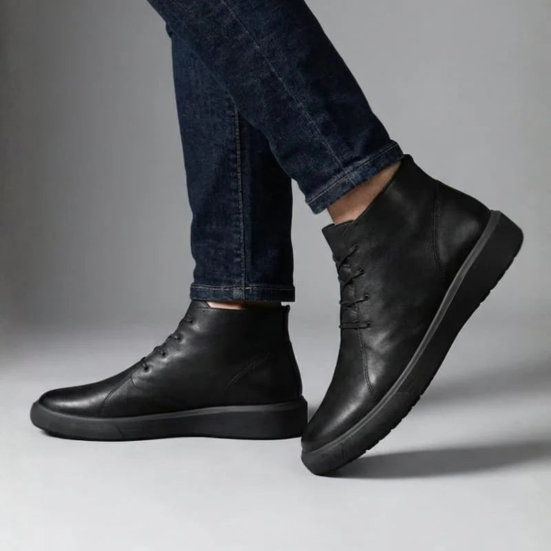 Torino Ankle Leather Shoes