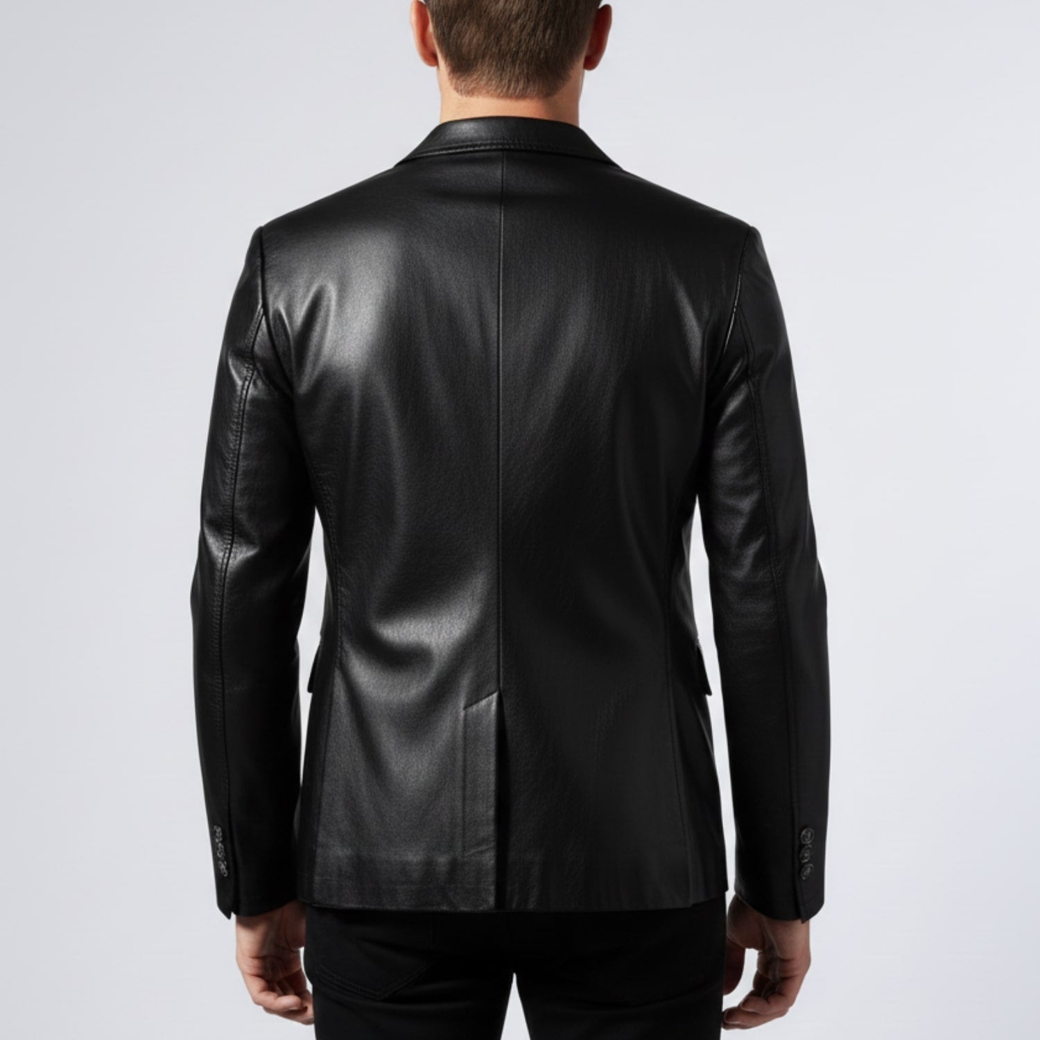 Oscar Men’s Leather Jacket – Smooth Leather with Cotton Lining