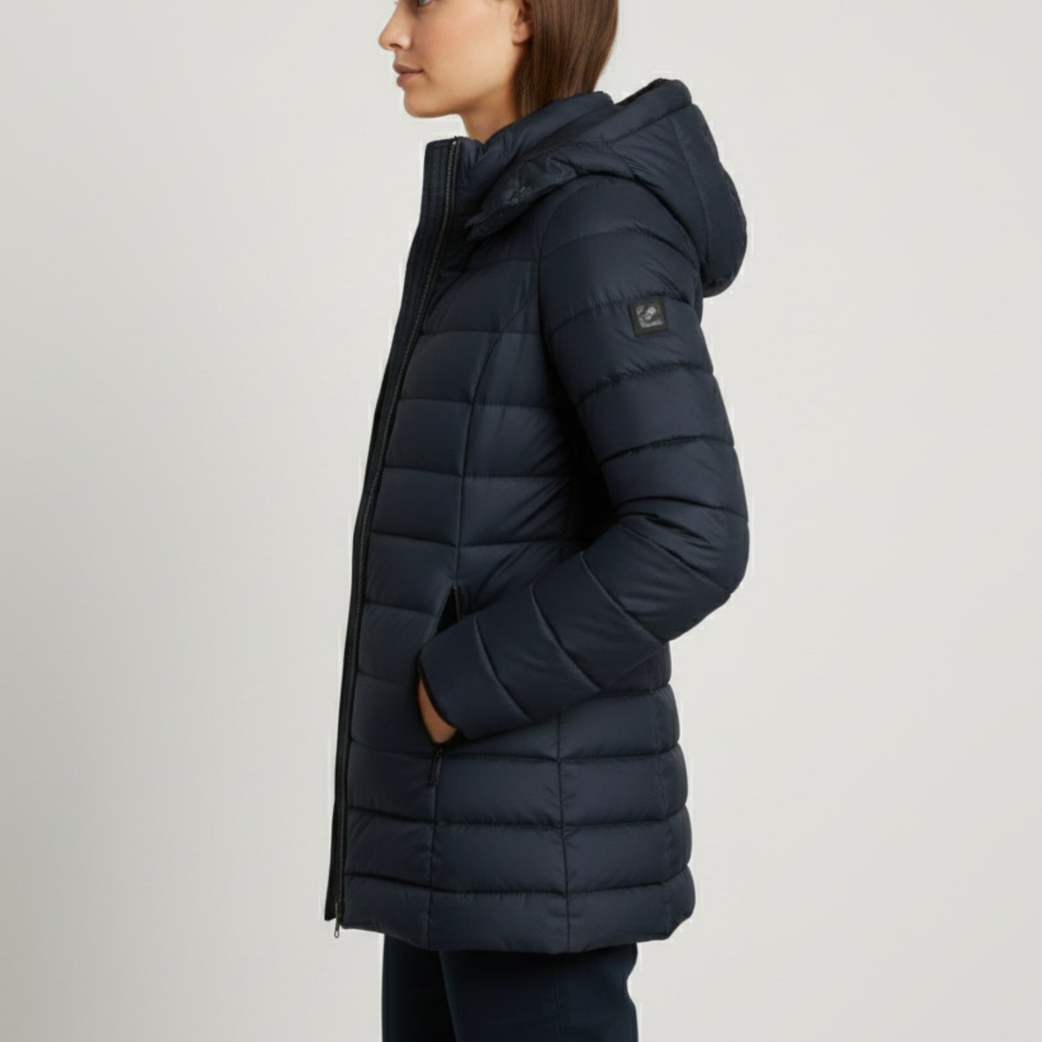 Winona Women’s Puffer Jacket – Quilted Hooded Lightweight Winter Coat
