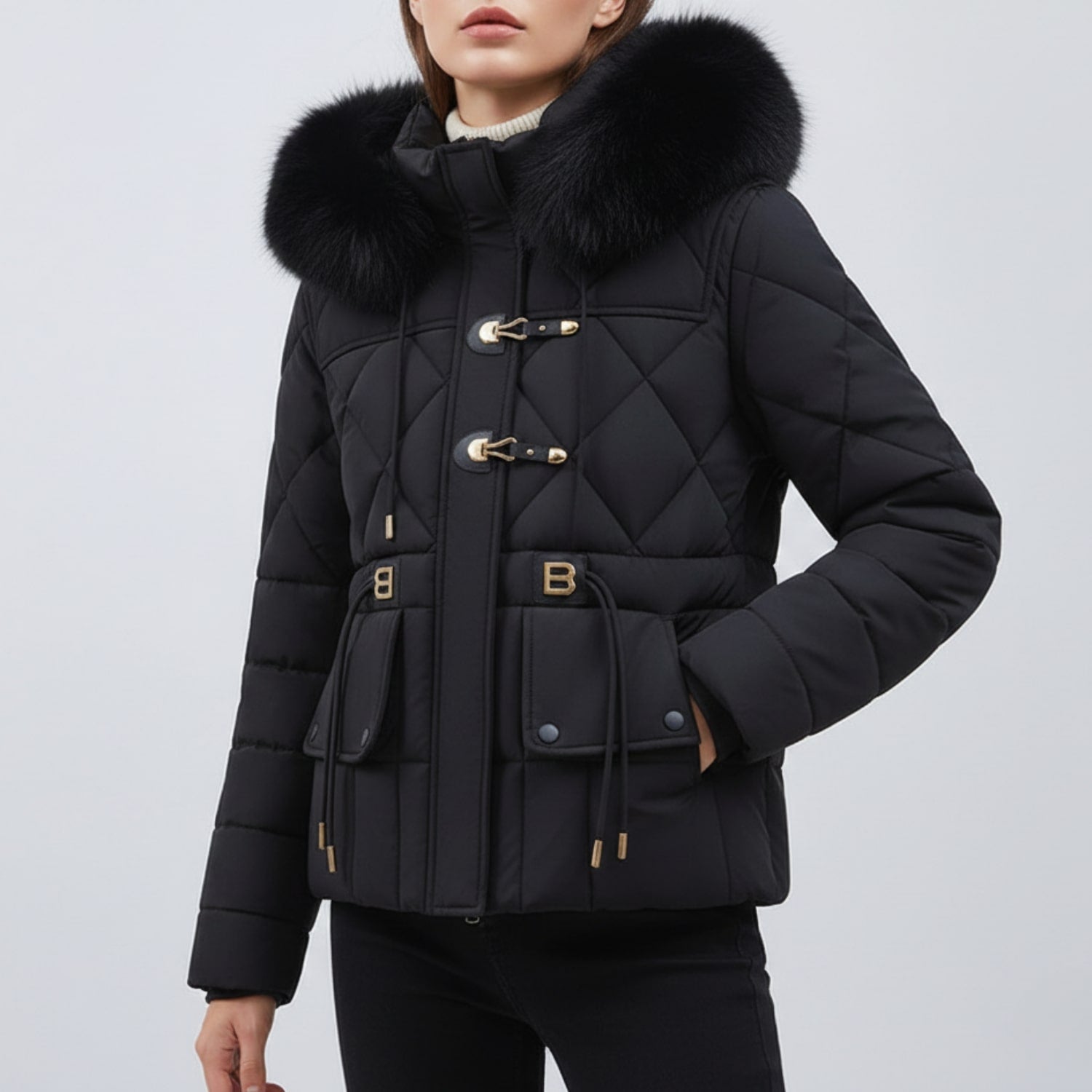 Donalyn Women's Puffer Jacket – Insulated Thermal Quilted Winter Jacket