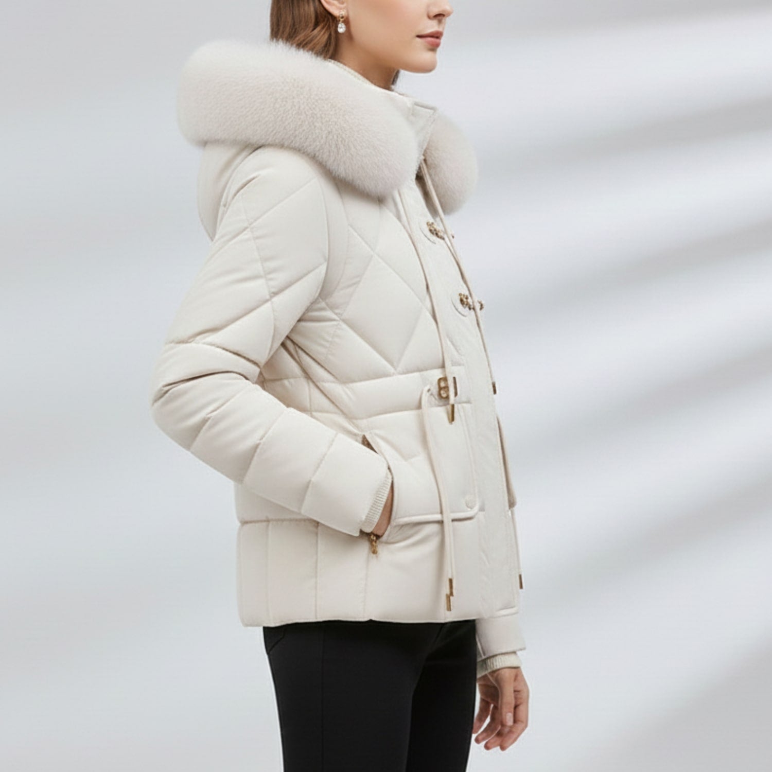 Donalyn Women's Puffer Jacket – Insulated Thermal Quilted Winter Jacket