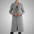 Vivienne Women’s Wool Coat – Two-Button Closure with Structured Collar