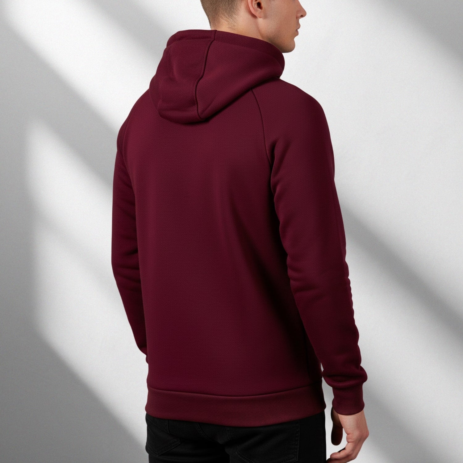 Hendrix Men's Zip-Up Hoodie – Heavyweight Cotton Blend Pullover with Multi-Pocket Design