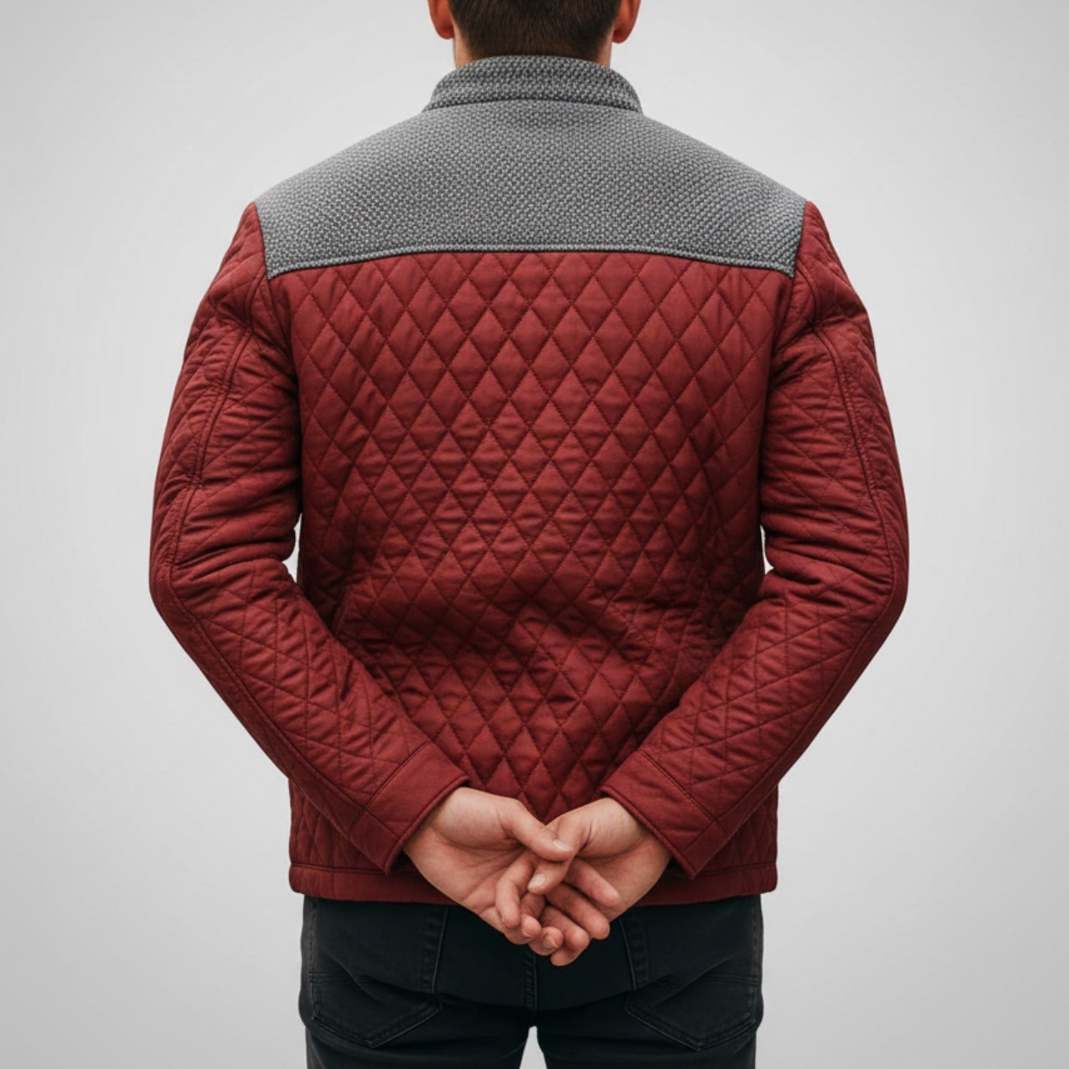 Adriano Men’s Puffer Jacket – Lightweight Quilted Zip-Up Jacket