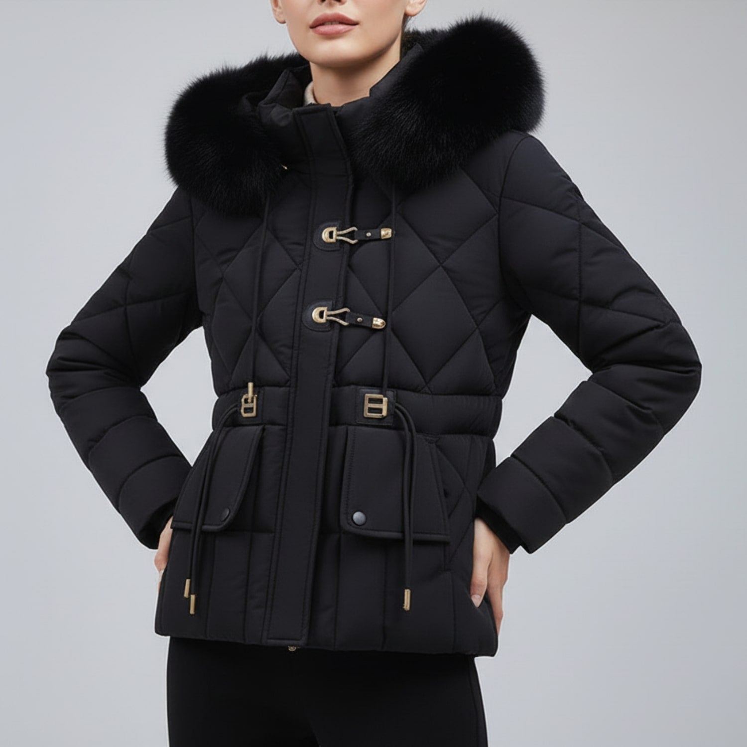 Donalyn Women's Puffer Jacket – Insulated Thermal Quilted Winter Jacket