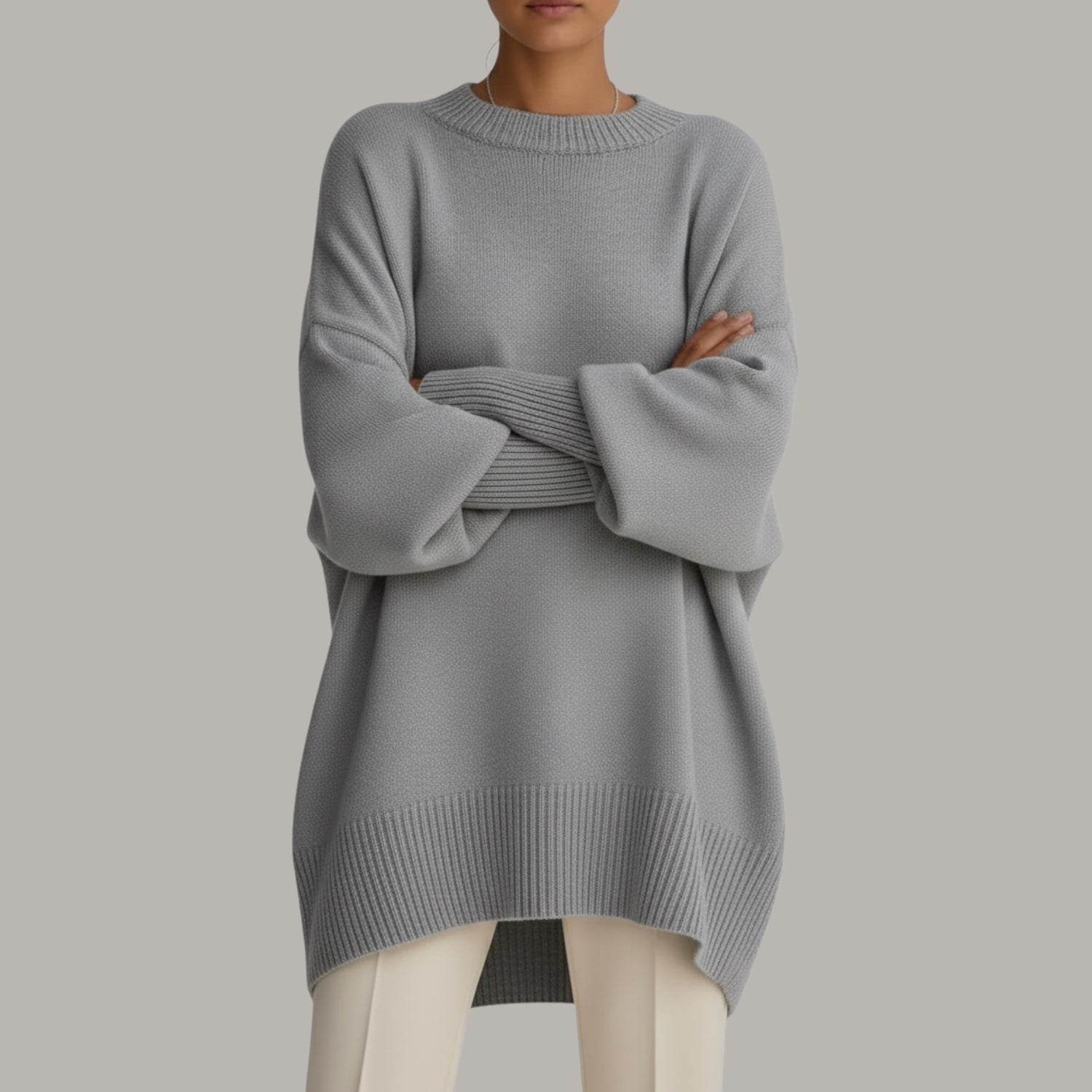 Gabriela Women’s Knit Sweater – Soft Luxe Oversized Pullover