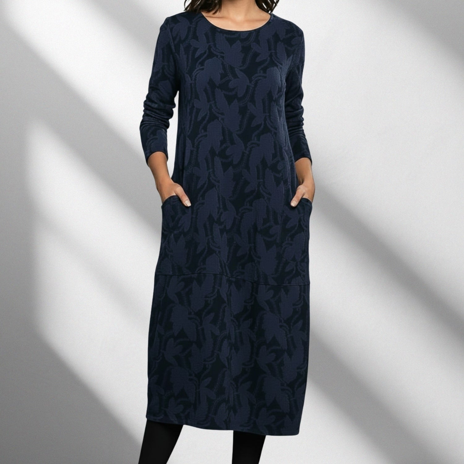 Maybelyn Women's Long-Sleeve Winter Dress – Soft Knit Fabric Sweater Dress with Flattering Silhouette