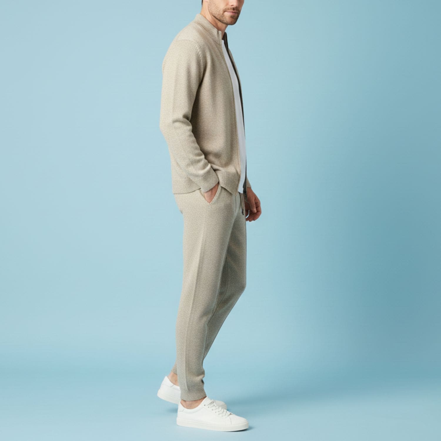 Camden Men’s Tracksuit – Soft Full-Zip Jacket & Tailored Lounge Pants