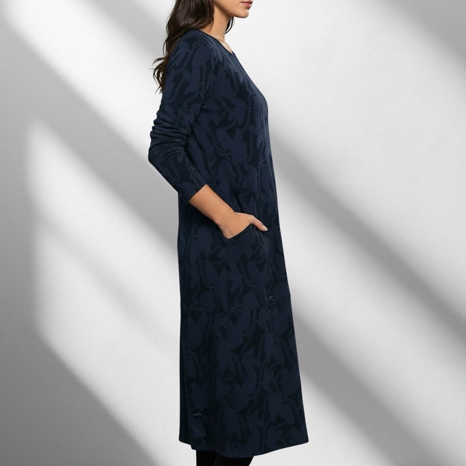 Maybelyn Women's Long-Sleeve Winter Dress – Soft Knit Fabric Sweater Dress with Flattering Silhouette