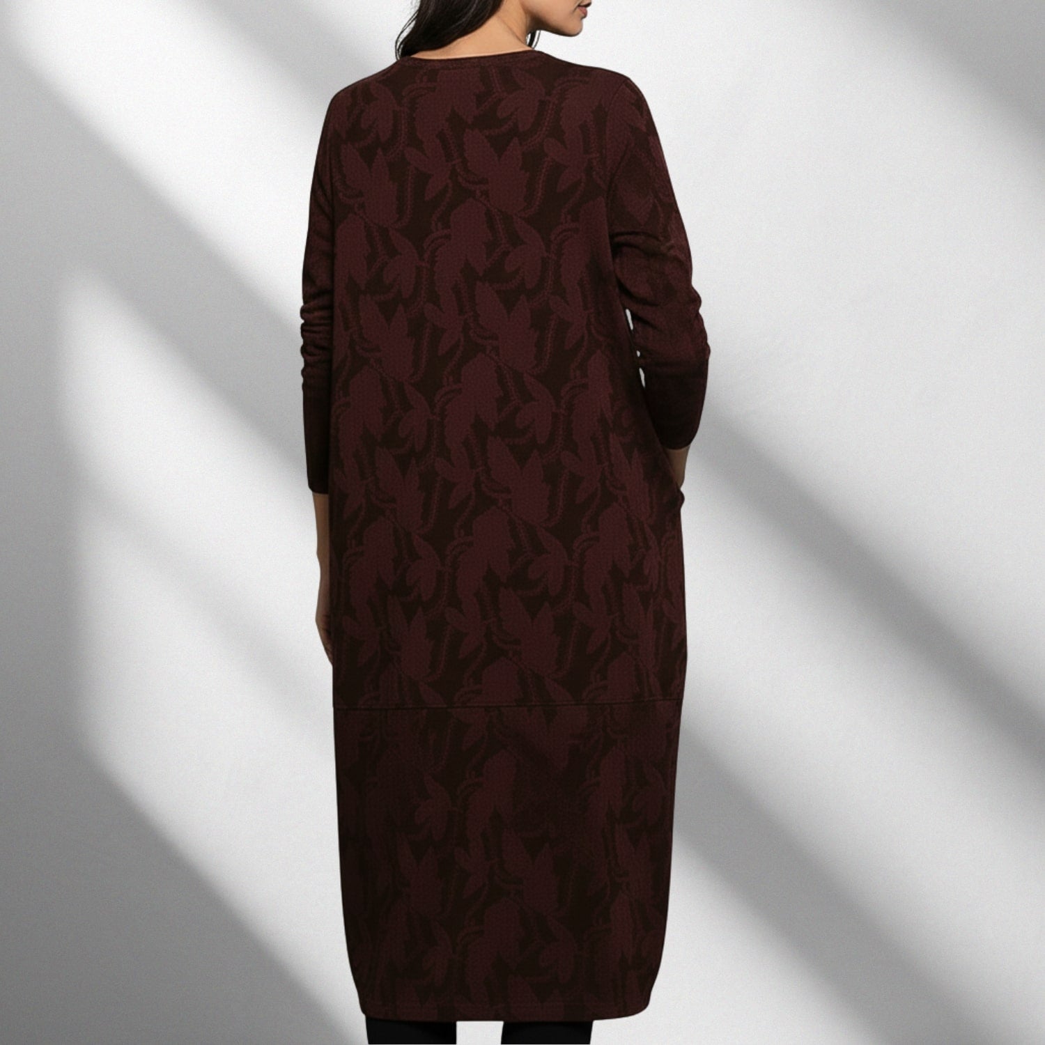 Maybelyn Women's Long-Sleeve Winter Dress – Soft Knit Fabric Sweater Dress with Flattering Silhouette