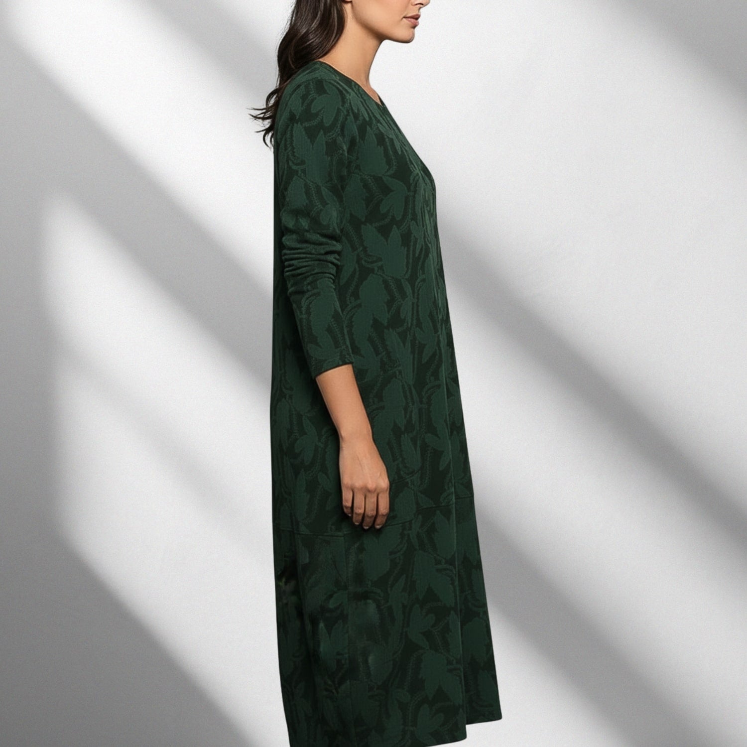 Maybelyn Women's Long-Sleeve Winter Dress – Soft Knit Fabric Sweater Dress with Flattering Silhouette