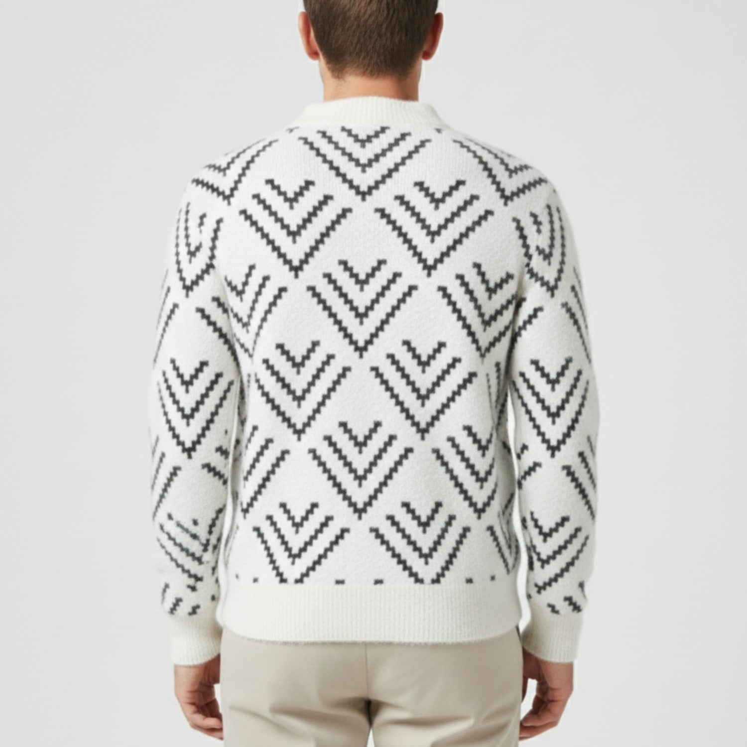 Morgan Men’s Knit Sweater – Plush Winter Pullover for Layered Warmth