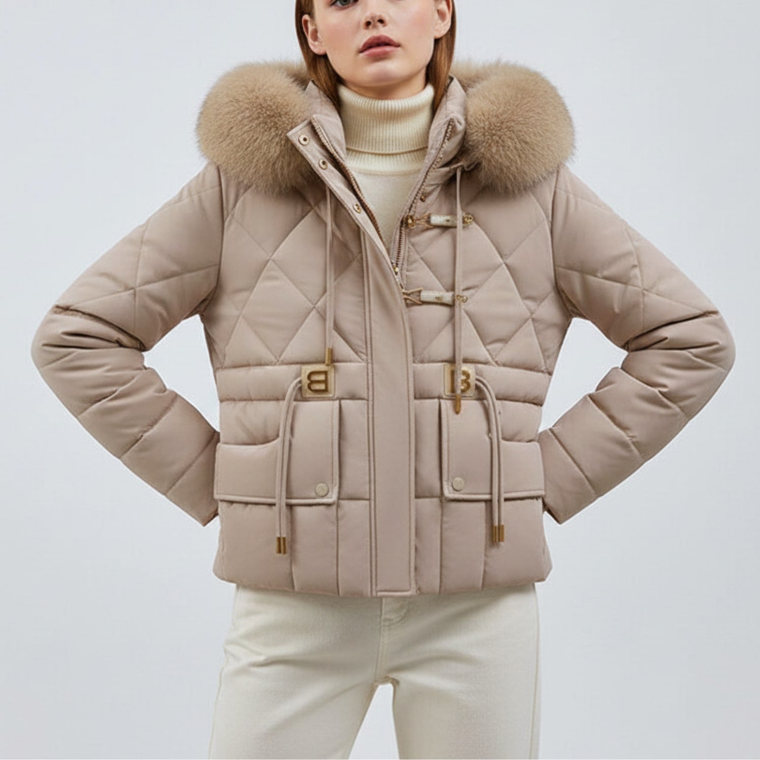 Donalyn Women's Puffer Jacket – Insulated Thermal Quilted Winter Jacket