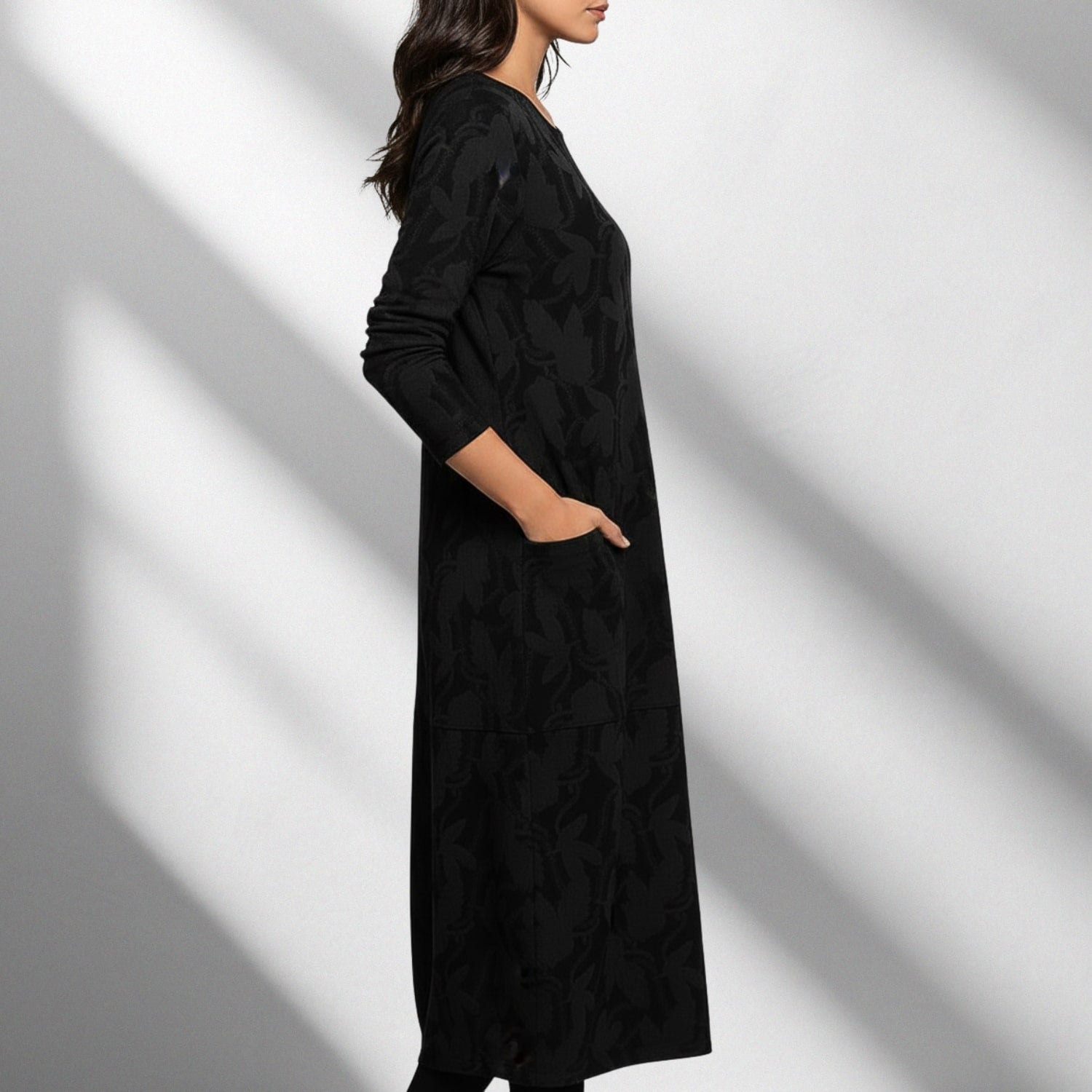 Maybelyn Women's Long-Sleeve Winter Dress – Soft Knit Fabric Sweater Dress with Flattering Silhouette