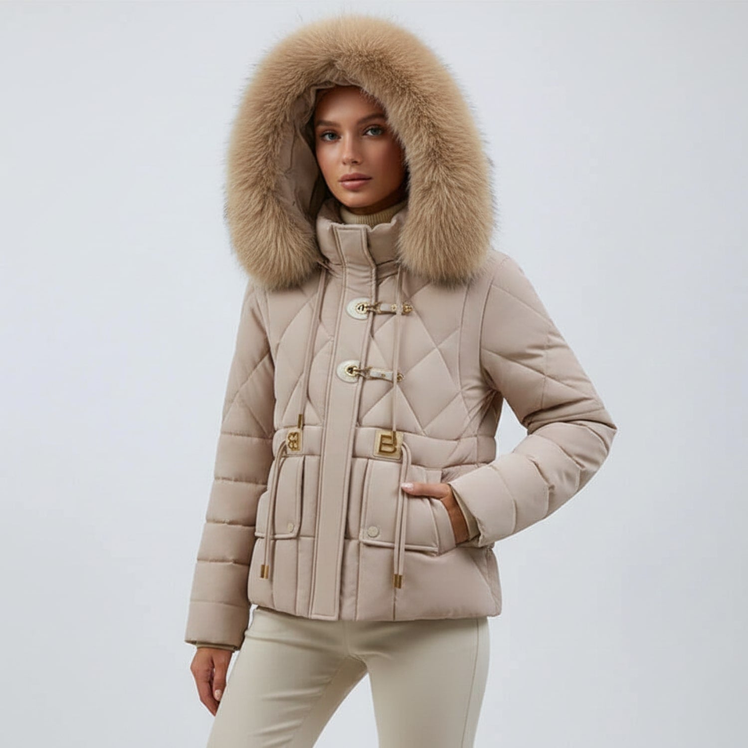 Donalyn Women's Puffer Jacket – Insulated Thermal Quilted Winter Jacket