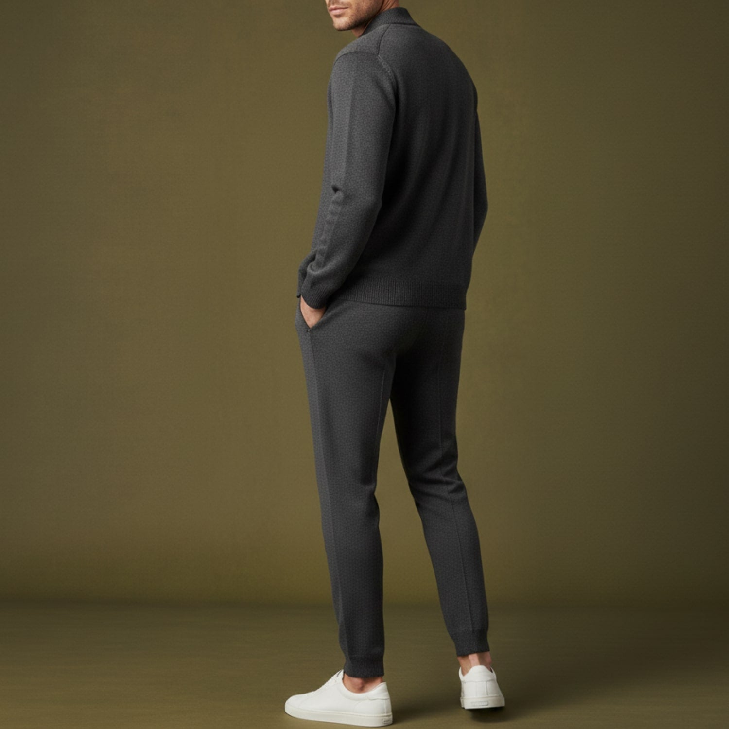 Camden Men’s Tracksuit – Soft Full-Zip Jacket & Tailored Lounge Pants