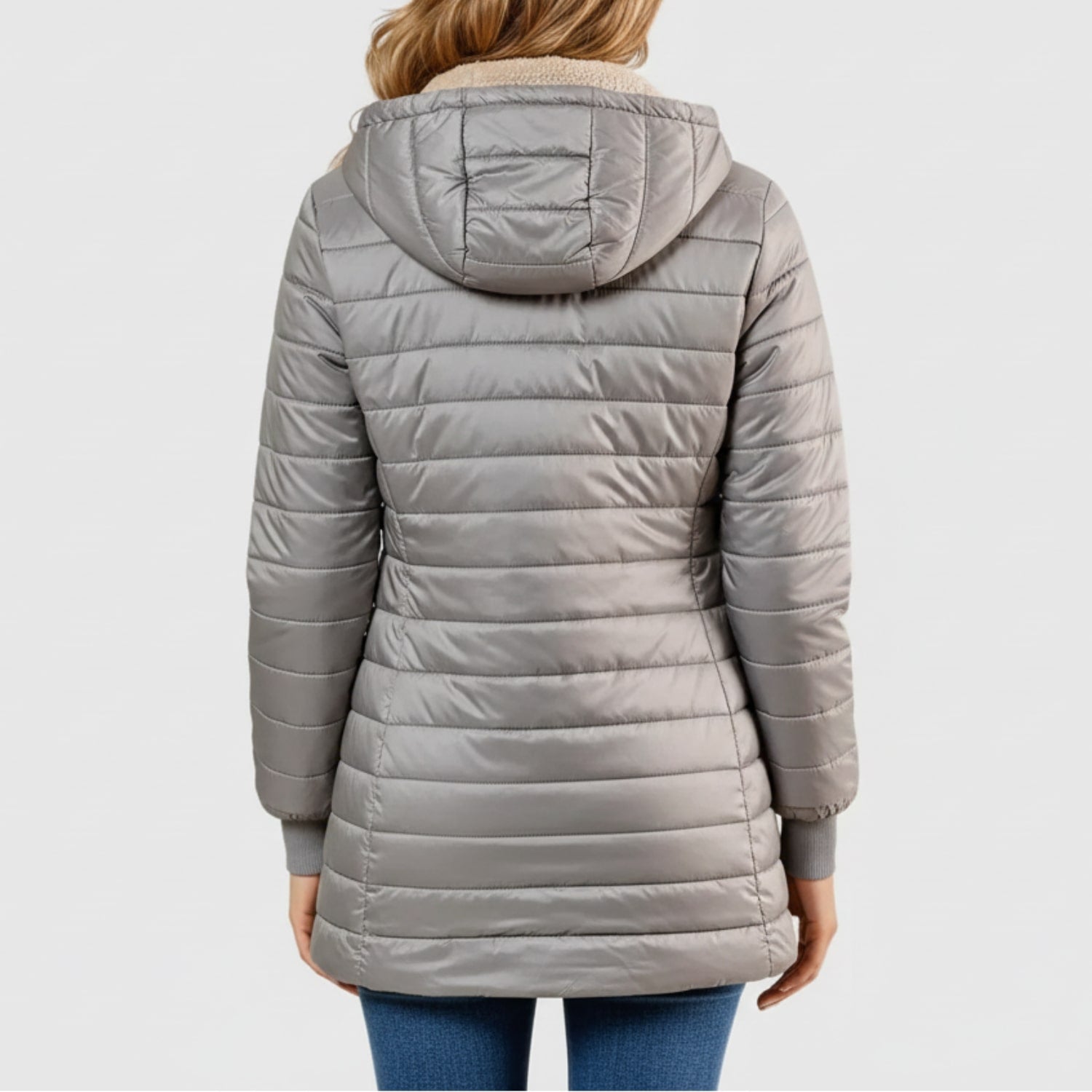 Adelise Women’s Puffer Jacket – Long Waterproof Quilted Coat for Winter Warmth
