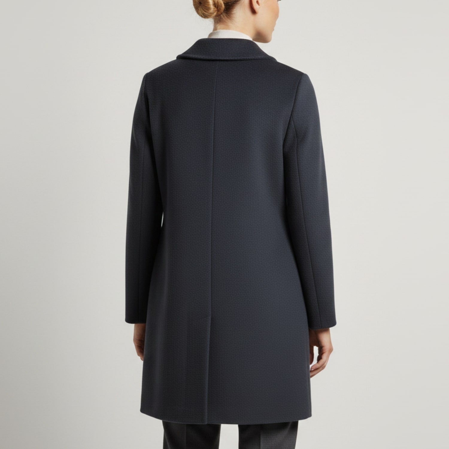 Eloisa Women’s Wool Coat – Virgin Wool Overcoat with Tailored Straight Cut