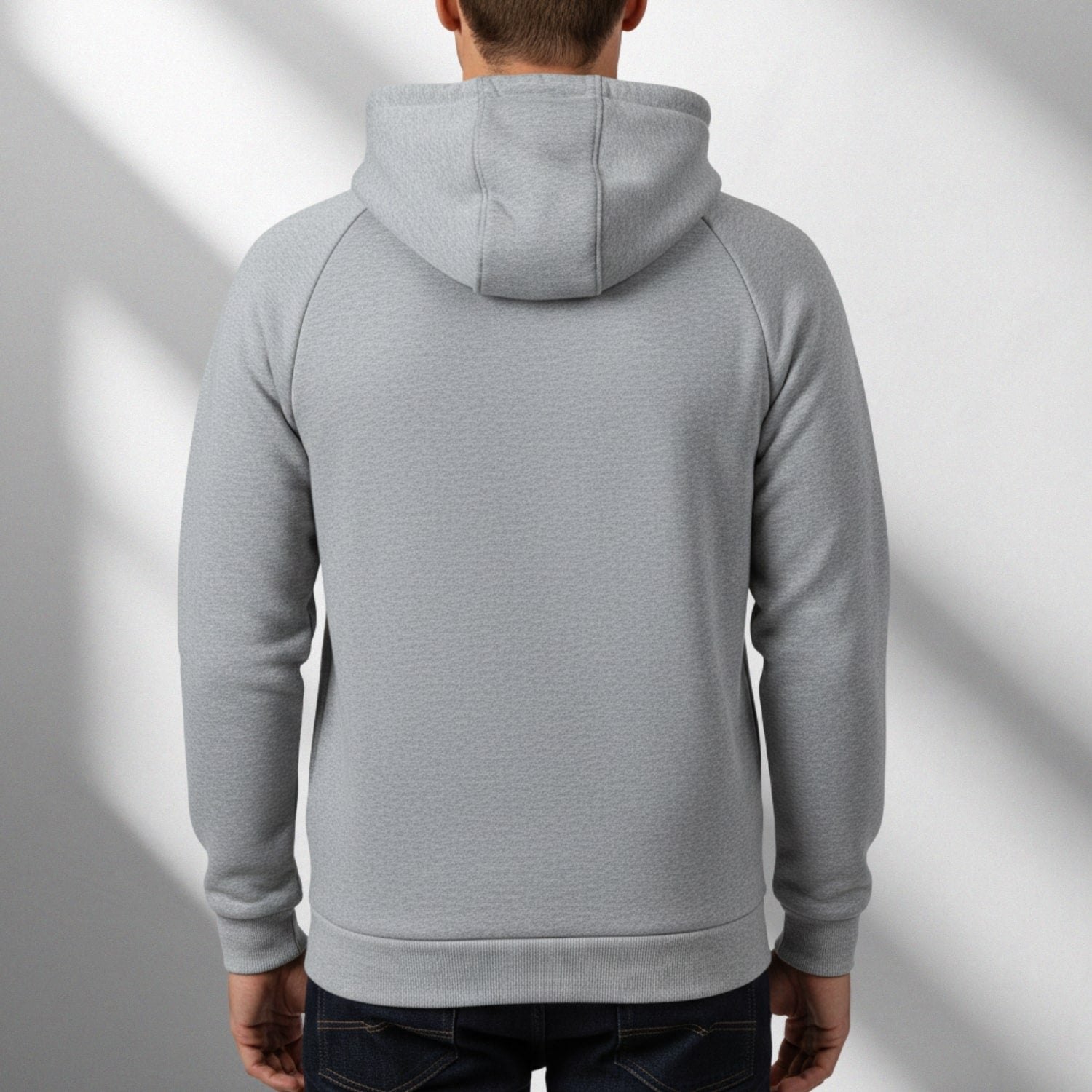 Hendrix Men's Zip-Up Hoodie – Heavyweight Cotton Blend Pullover with Multi-Pocket Design