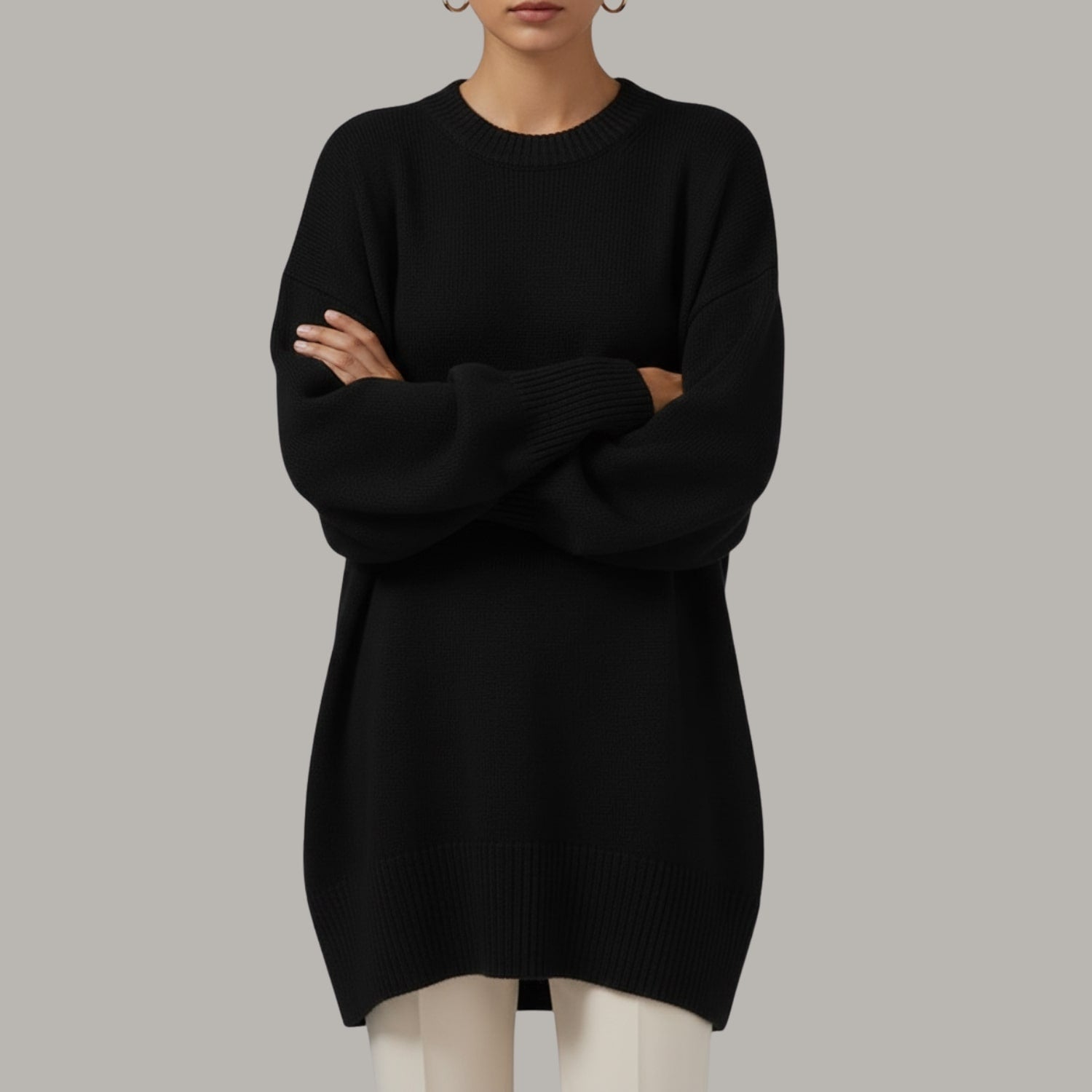 Gabriela Women’s Knit Sweater – Soft Luxe Oversized Pullover