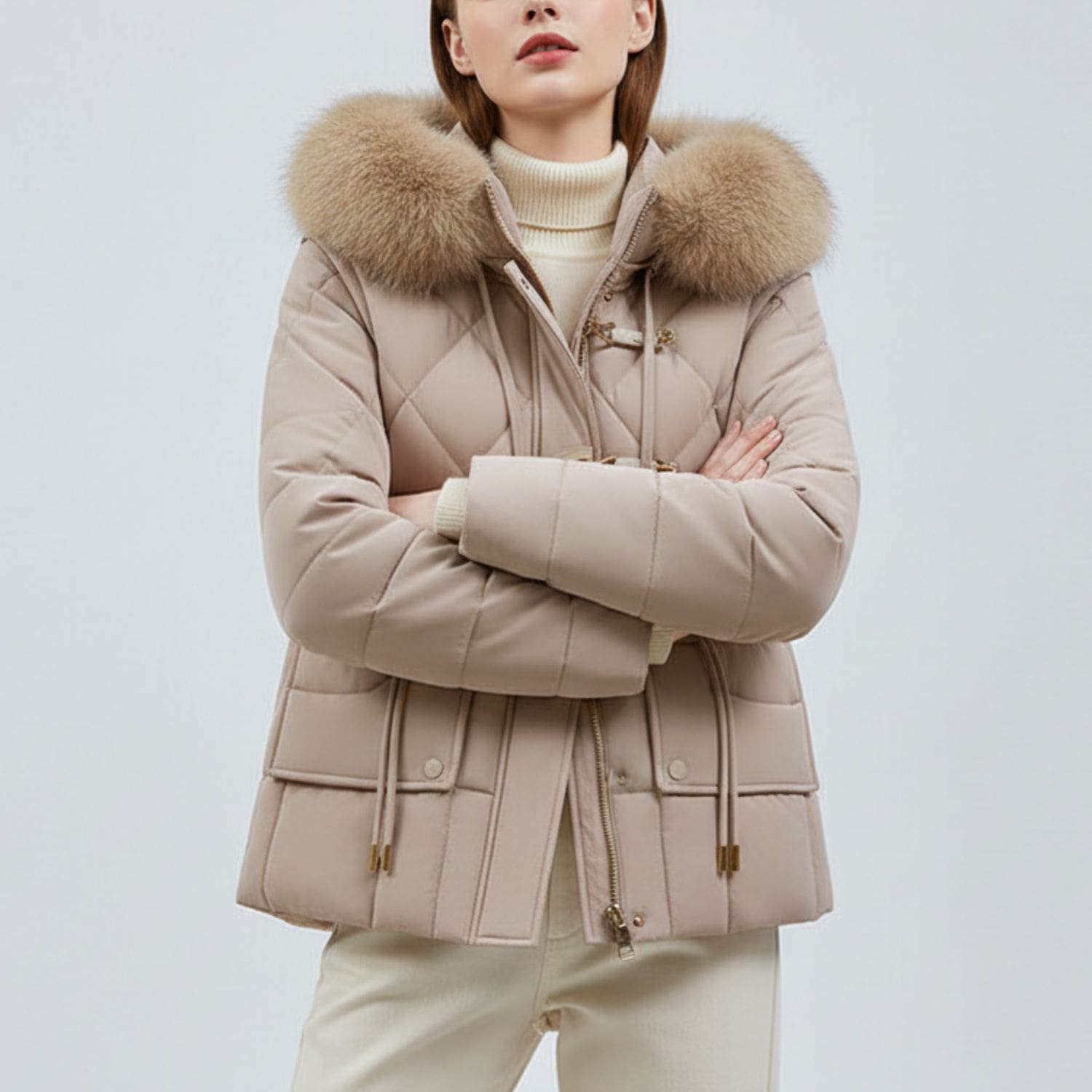 Donalyn Women's Puffer Jacket – Insulated Thermal Quilted Winter Jacket