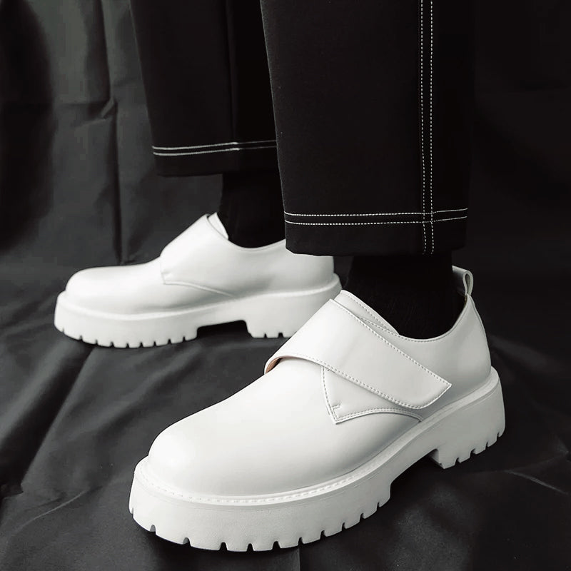 Sebastian Chunky Leather Shoes – Velcro Closure Men’s Leather Shoes