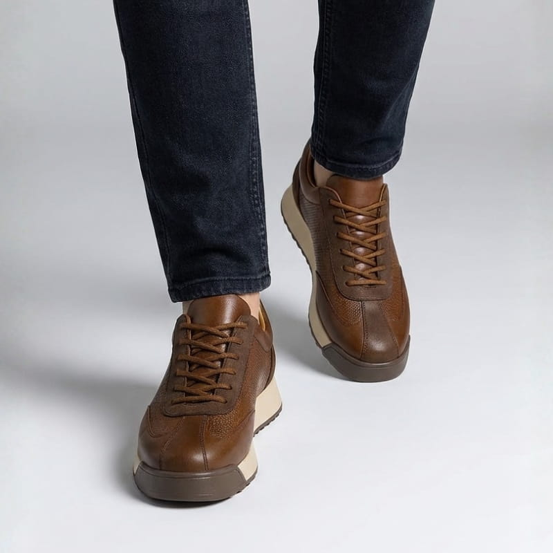 Callum UrbanFlex Italian Leather Sneakers