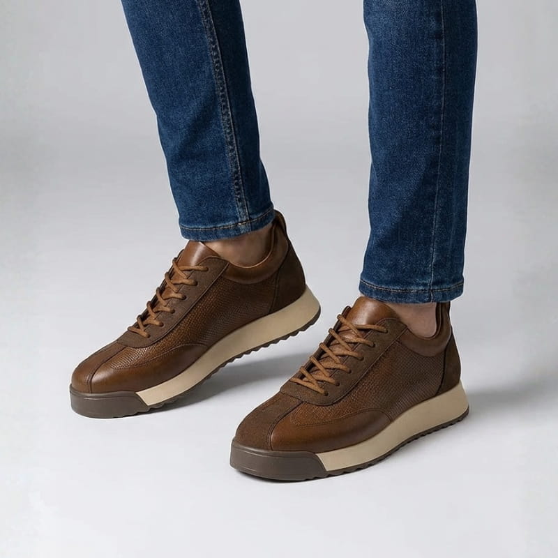 Callum UrbanFlex Italian Leather Sneakers